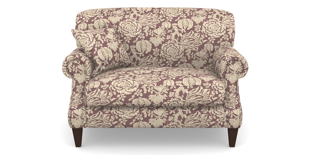 Product photograph of Tangmere Snuggler In V A Brompton Collection - Flowering Kale - Cacao from Sofas and Stuff Limited