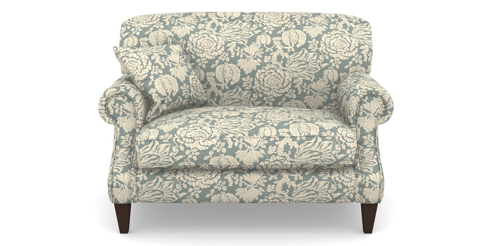 Product photograph of Tangmere Snuggler In V A Brompton Collection - Flowering Kale - Pebble from Sofas and Stuff Limited