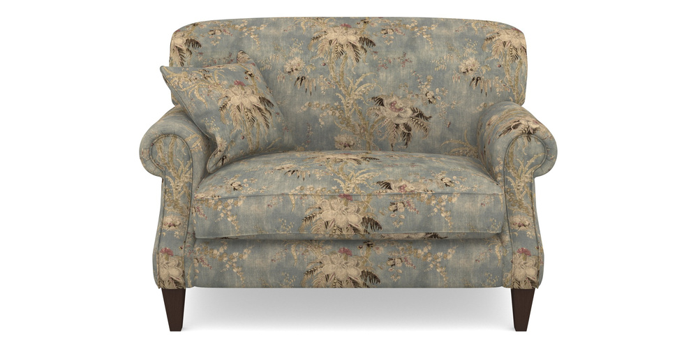 Product photograph of Tangmere Snuggler In Floral Linen - Zefferino Danish Girl from Sofas and Stuff Limited