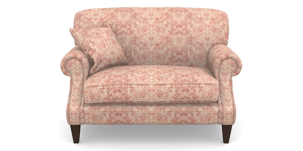 Product photograph of Tangmere Snuggler In Grace Linen - Brick from Sofas and Stuff Limited