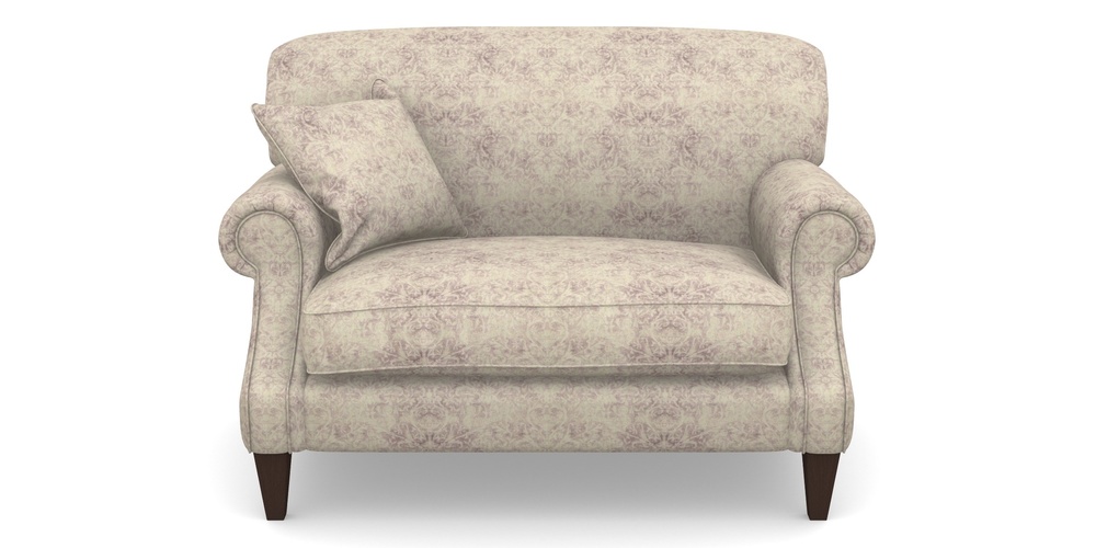 Product photograph of Tangmere Snuggler In Grace Linen - Grape from Sofas and Stuff Limited