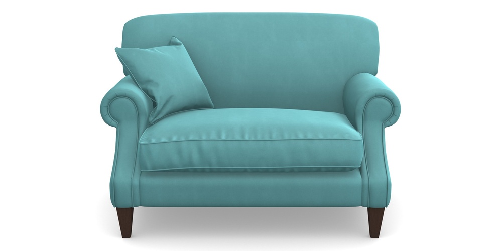 Product photograph of Tangmere Snuggler In House Clever Velvet - Duck Egg from Sofas and Stuff Limited