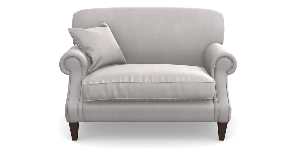 Product photograph of Tangmere Snuggler In House Clever Velvet - Mist from Sofas and Stuff Limited