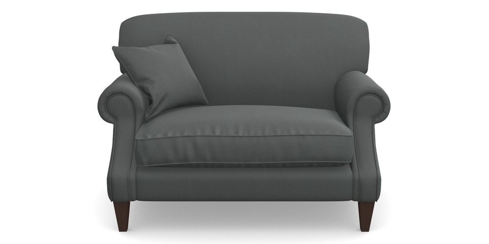 Product photograph of Tangmere Snuggler In House Clever Velvet - Slate from Sofas and Stuff Limited