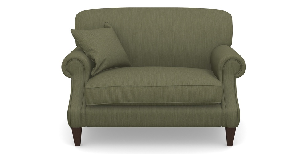 Product photograph of Tangmere Snuggler In Herringbone - Army from Sofas and Stuff Limited