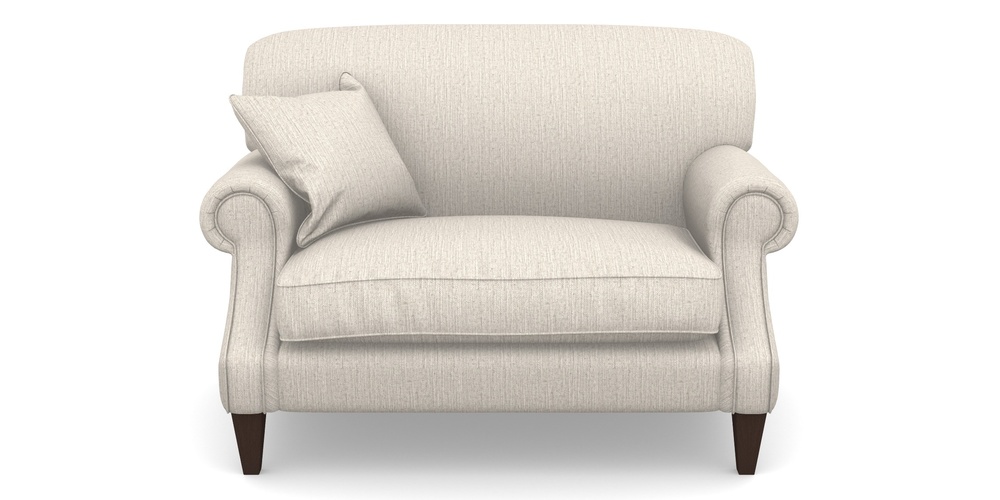 Product photograph of Tangmere Snuggler In Herringbone - Natural from Sofas and Stuff Limited