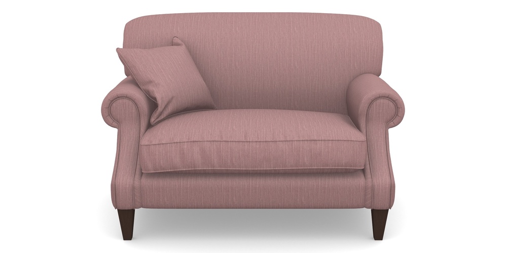 Product photograph of Tangmere Snuggler In Herringbone - Thistle from Sofas and Stuff Limited