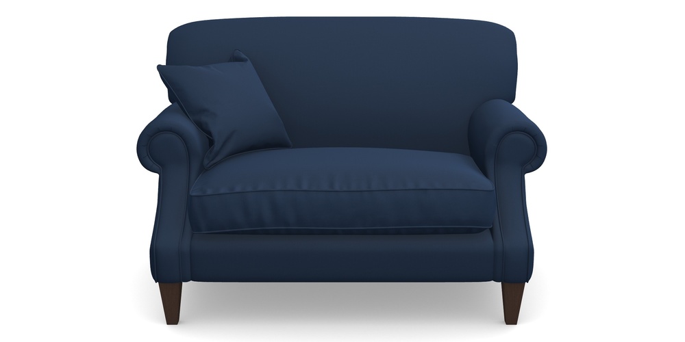 Product photograph of Tangmere Snuggler In House Velvet - Indigo from Sofas and Stuff Limited