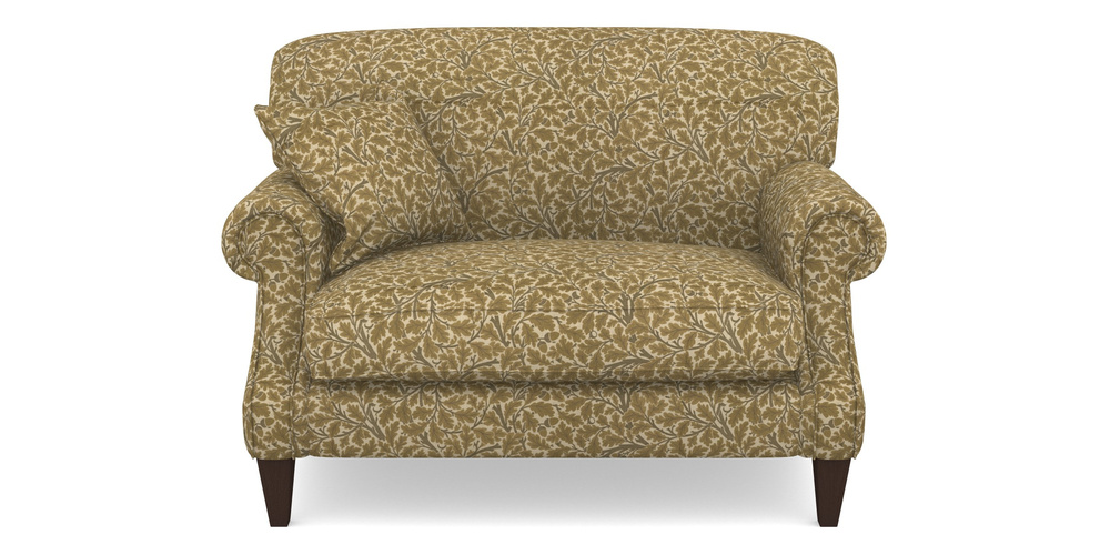 Product photograph of Tangmere Snuggler In V A Drawn From Nature Collection - Oak Tree - Gold from Sofas and Stuff Limited