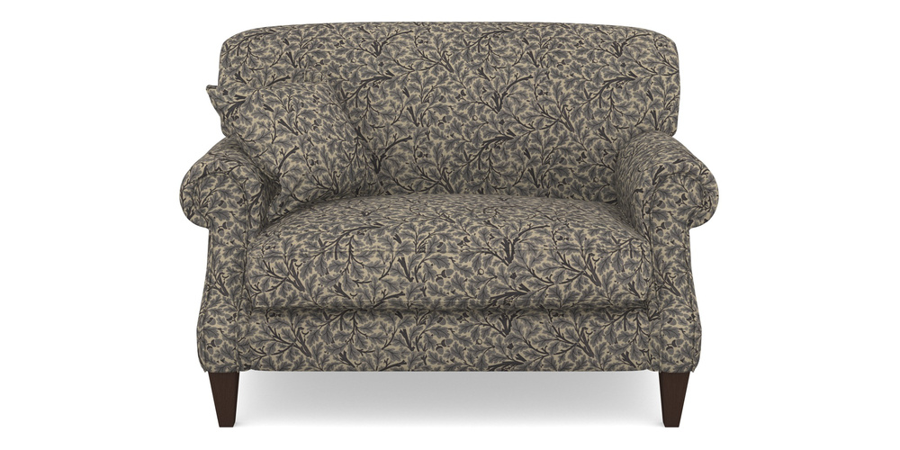 Product photograph of Tangmere Snuggler In V A Drawn From Nature Collection - Oak Tree - Navy from Sofas and Stuff Limited