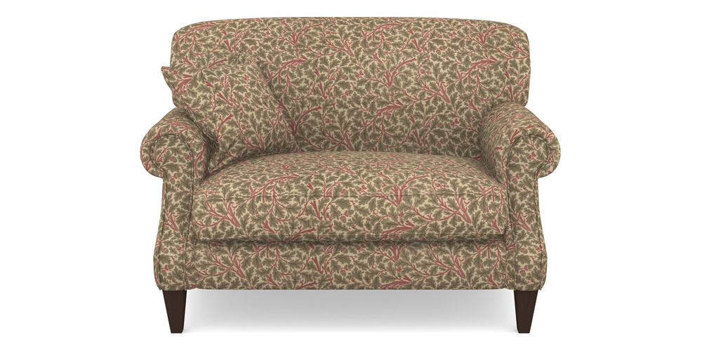 Product photograph of Tangmere Snuggler In V A Drawn From Nature Collection - Oak Tree - Red from Sofas and Stuff Limited
