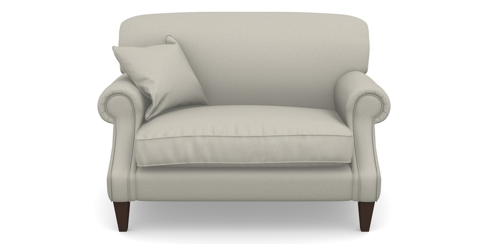 Product photograph of Tangmere Snuggler In Plain Linen Cotton - Baby Elephant from Sofas and Stuff Limited