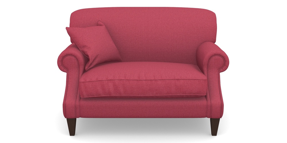 Product photograph of Tangmere Snuggler In Plain Linen Cotton - Raspberry Jam from Sofas and Stuff Limited