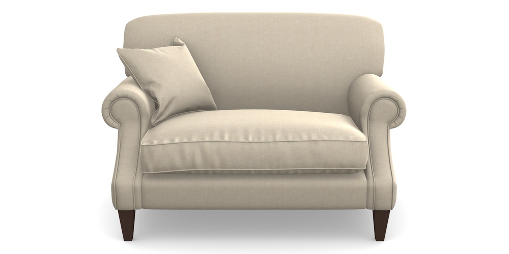 Product photograph of Tangmere Snuggler In Super Soft Velvet - Hessian from Sofas and Stuff Limited