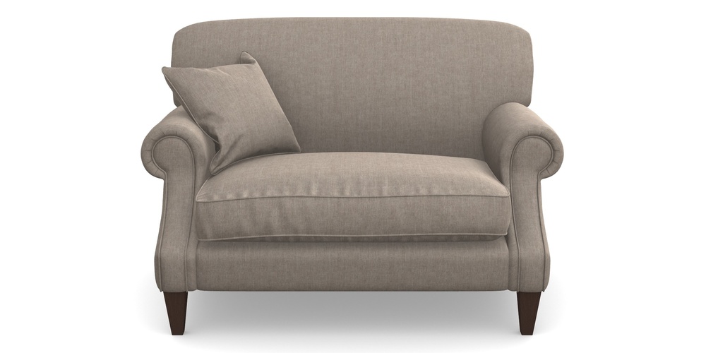 Product photograph of Tangmere Snuggler In Super Soft Velvet - Wicker from Sofas and Stuff Limited