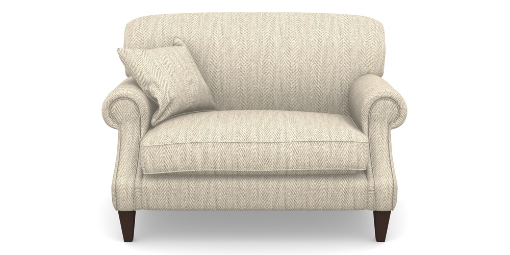 Product photograph of Tangmere Snuggler In Swaledale - Linen from Sofas and Stuff Limited