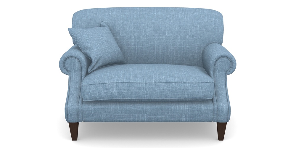 Product photograph of Tangmere Snuggler In Tough As Houses - Cornflower Blue from Sofas and Stuff Limited