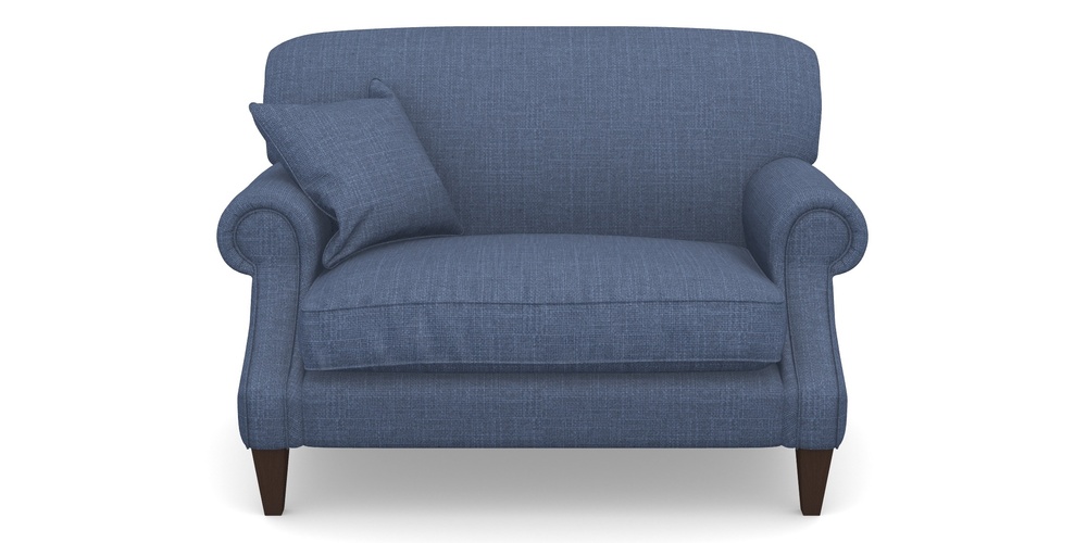 Product photograph of Tangmere Snuggler In Tough As Houses - Indigo from Sofas and Stuff Limited