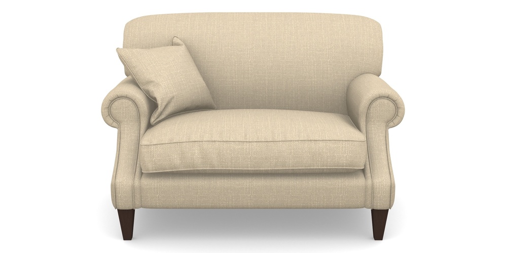 Product photograph of Tangmere Snuggler In Tough As Houses - Parchment from Sofas and Stuff Limited