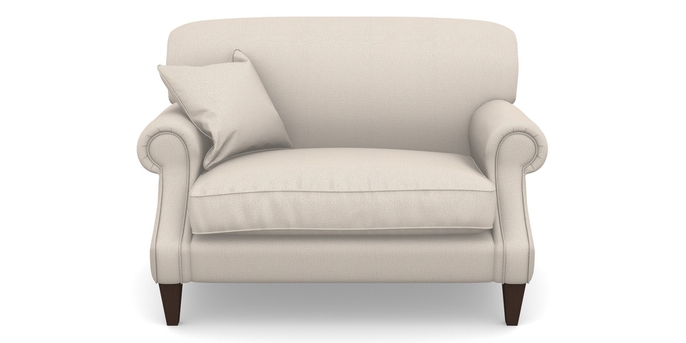 Product photograph of Tangmere Snuggler In Two Tone Plain - Biscuit from Sofas and Stuff Limited