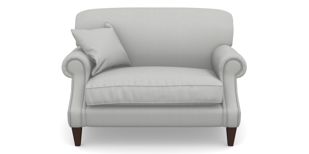 Product photograph of Tangmere Snuggler In Two Tone Plain - Grey from Sofas and Stuff Limited