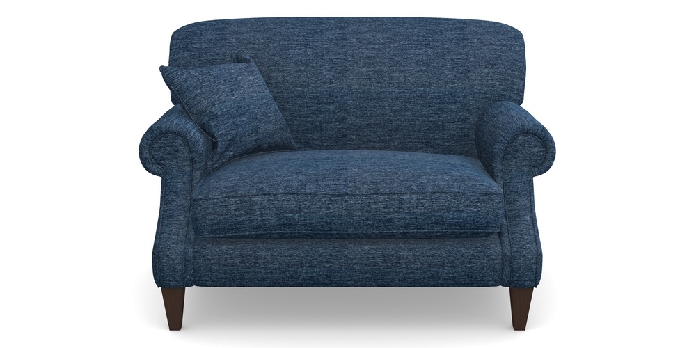 Product photograph of Tangmere Snuggler In Textured Velvet - Denim from Sofas and Stuff Limited