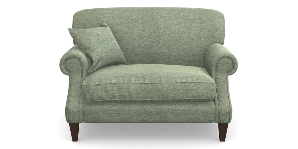 Product photograph of Tangmere Snuggler In Textured Velvet - Seagrass from Sofas and Stuff Limited