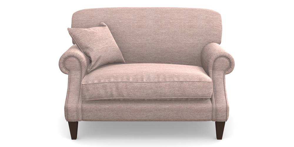 Product photograph of Tangmere Snuggler In Textured Velvet - Wisteria from Sofas and Stuff Limited