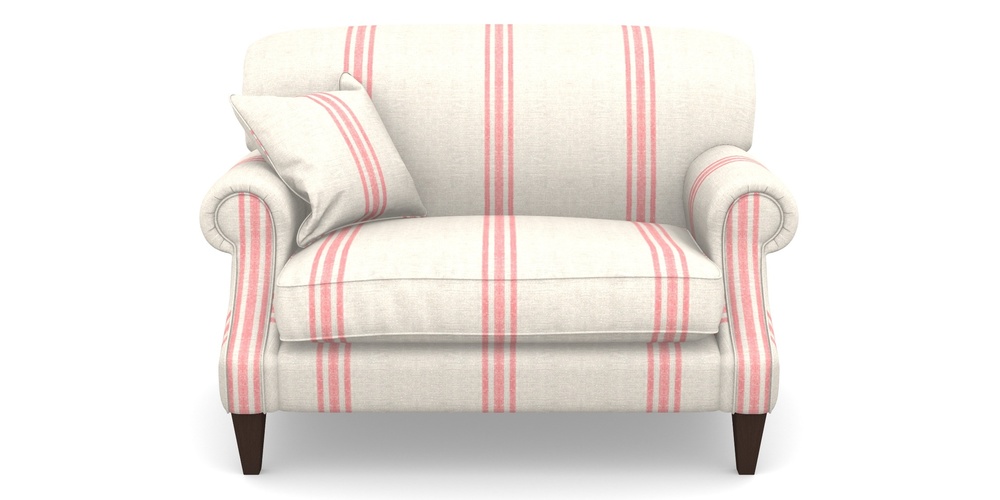 Product photograph of Tangmere Snuggler In Walloon Linen - Red from Sofas and Stuff Limited