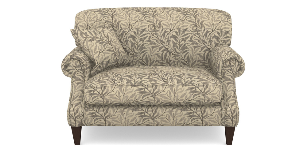 Product photograph of Tangmere Snuggler In V A Drawn From Nature - Willow Bough Large - Grey from Sofas and Stuff Limited