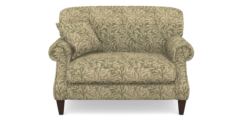 Product photograph of Tangmere Snuggler In V A Drawn From Nature - Willow Bough Large - Light Green from Sofas and Stuff Limited