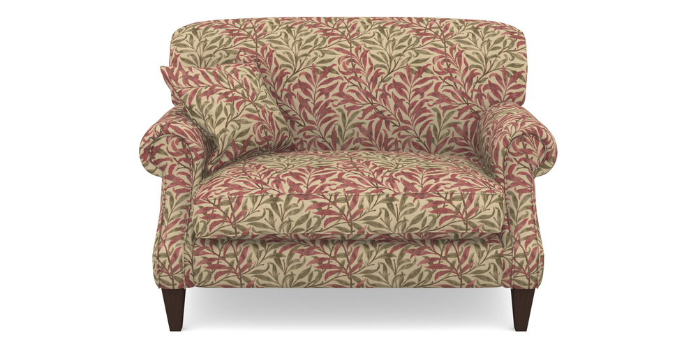 Product photograph of Tangmere Snuggler In V A Drawn From Nature - Willow Bough Large - Red from Sofas and Stuff Limited