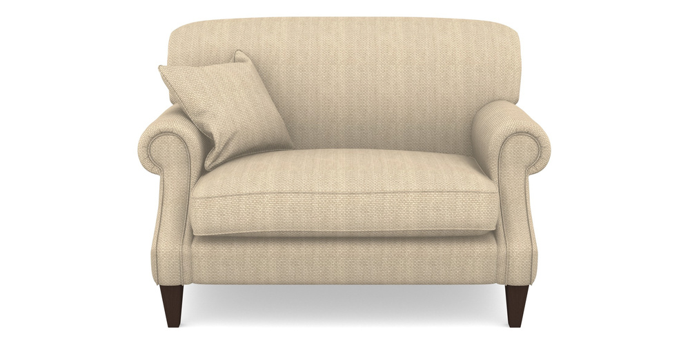 Product photograph of Tangmere Snuggler In Cloth 22 Weaves - White Sands Linen - Chalk from Sofas and Stuff Limited