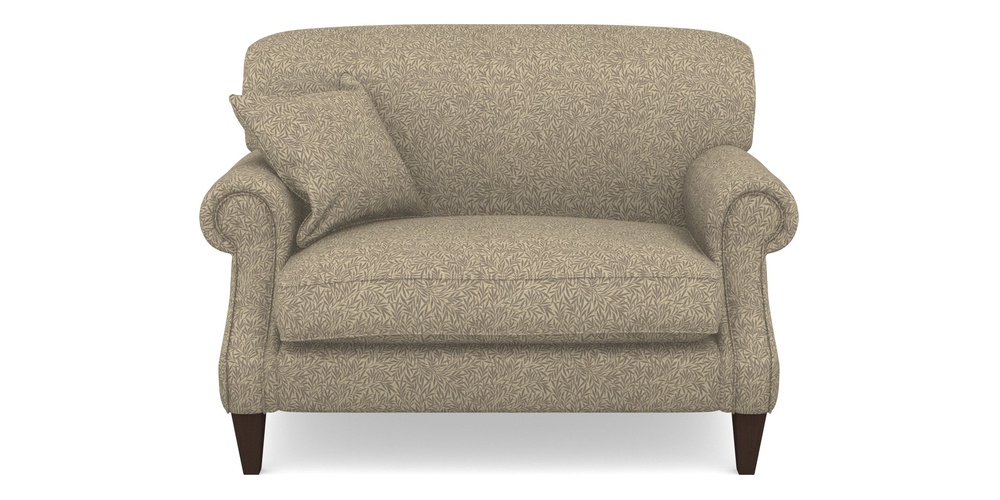 Product photograph of Tangmere Snuggler In V A Drawn From Nature Collection - Willow - Grey from Sofas and Stuff Limited