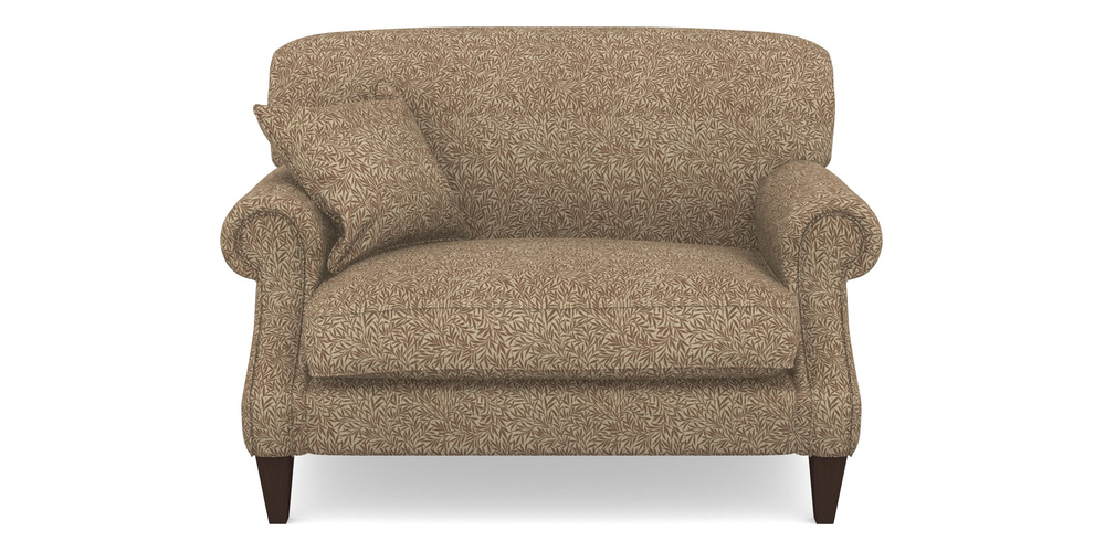 Product photograph of Tangmere Snuggler In V A Drawn From Nature Collection - Willow - Terracotta from Sofas and Stuff Limited