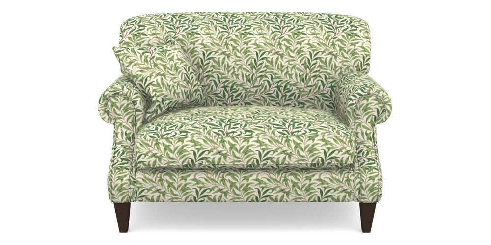 Product photograph of Tangmere Snuggler In William Morris Collection - Willow Boughs - Leaf Green from Sofas and Stuff Limited