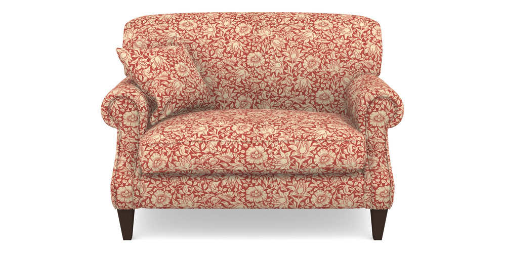 Product photograph of Tangmere Snuggler In William Morris Collection - Mallow - Madder from Sofas and Stuff Limited