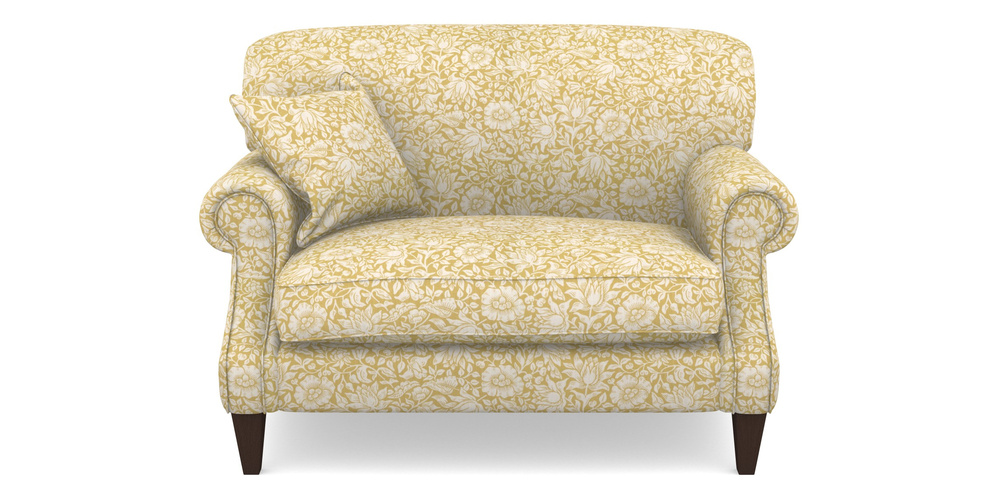 Product photograph of Tangmere Snuggler In William Morris Collection - Mallow - Weld from Sofas and Stuff Limited