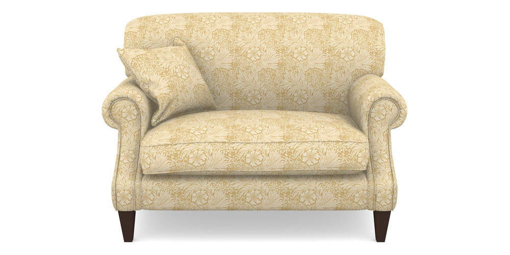 Product photograph of Tangmere Snuggler In William Morris Collection - Marigold - Lichen Cowslip from Sofas and Stuff Limited