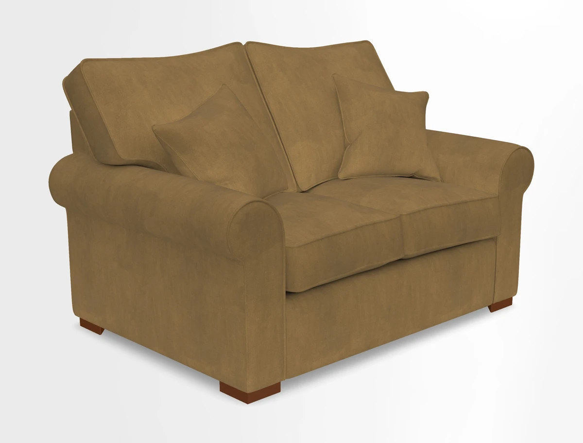 Upperton 3 Seater Loose Cover Sofa in Floral Linen Even So Verde - Fitted cover option available