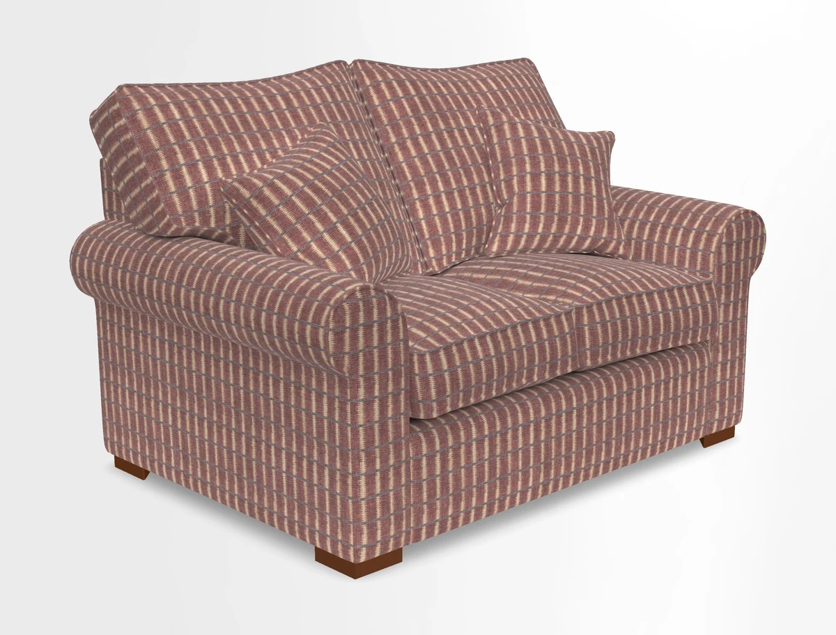 Upperton 3 Seater Loose Cover Sofa in Floral Linen Even So Verde - Fitted cover option available