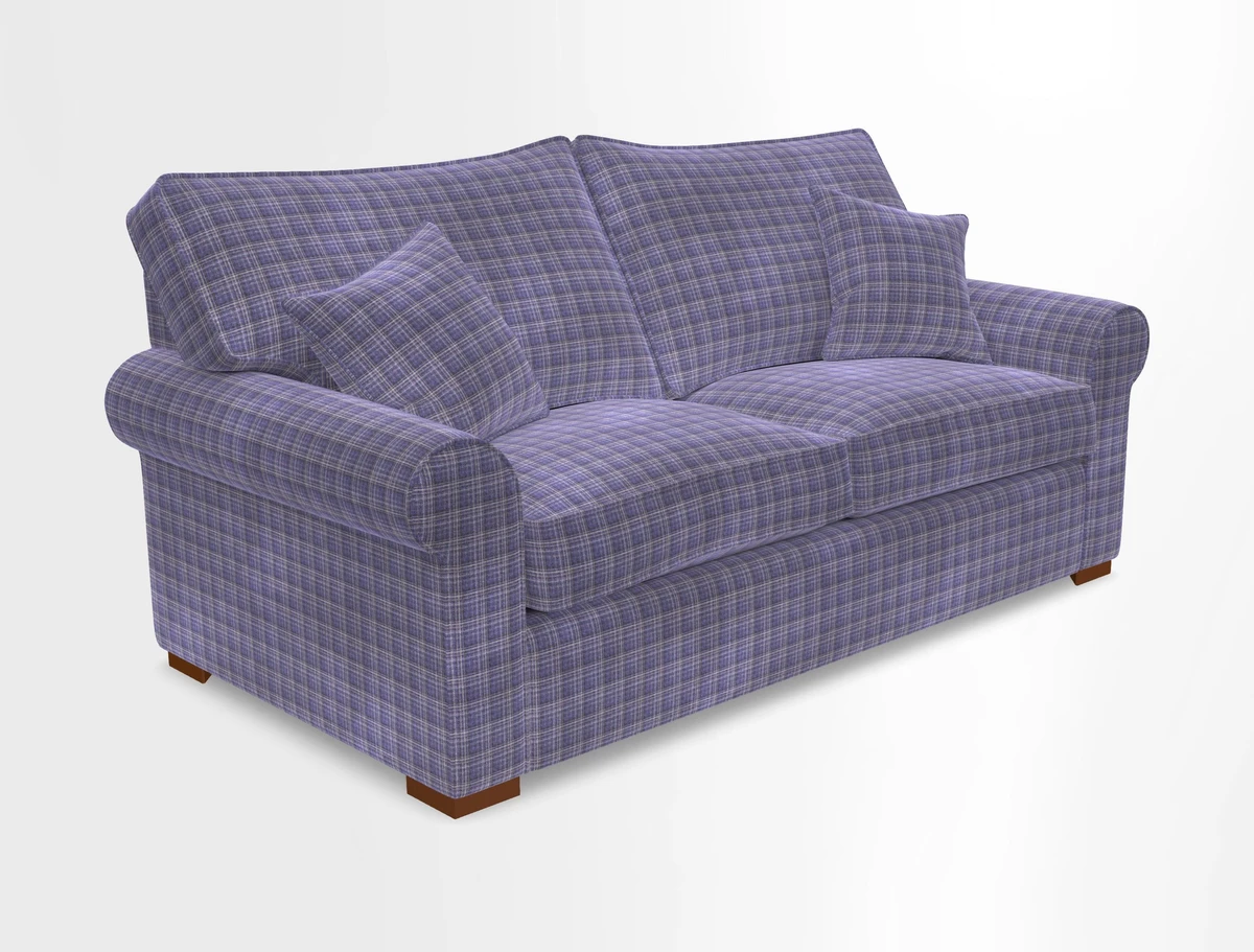 Upperton 3 Seater Loose Cover Sofa in Floral Linen Even So Verde - Fitted cover option available