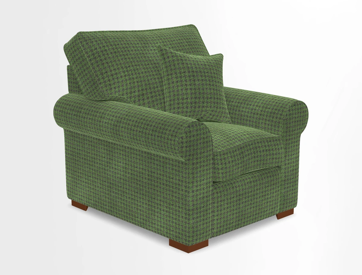 Upperton Chair in Two Tone Plain Biscuit - Loose cover option available