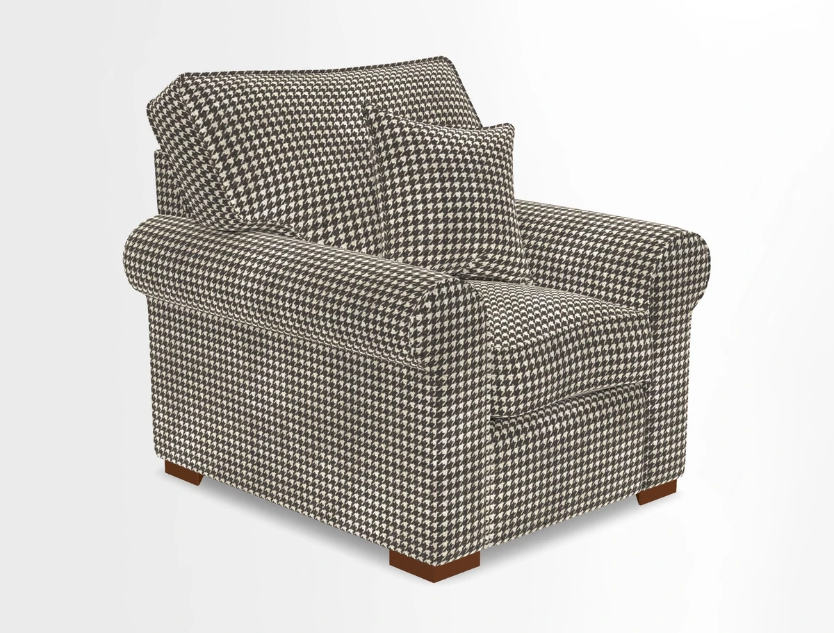 Upperton Chair in Two Tone Plain Biscuit - Loose cover option available