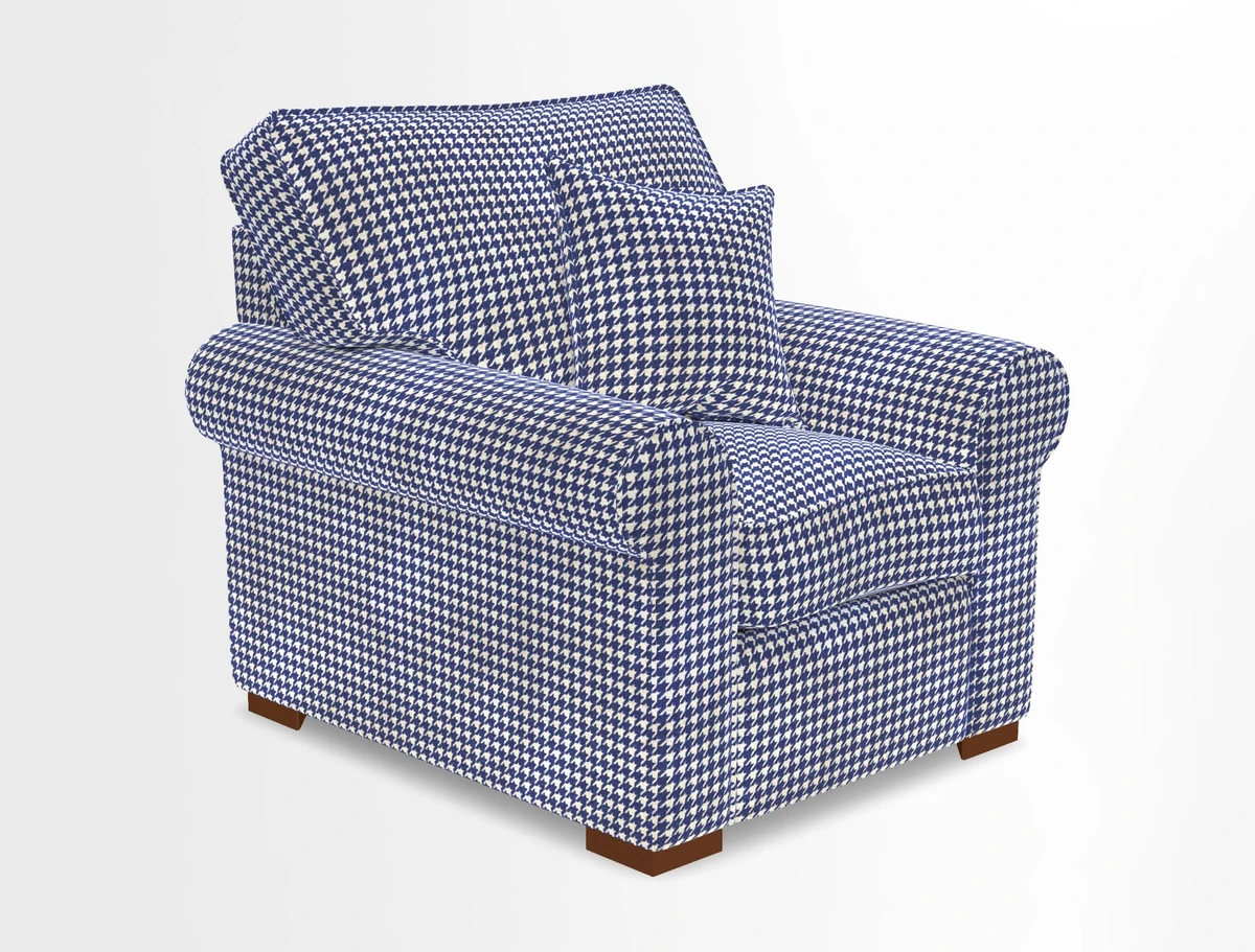 Upperton Chair in Two Tone Plain Biscuit - Loose cover option available