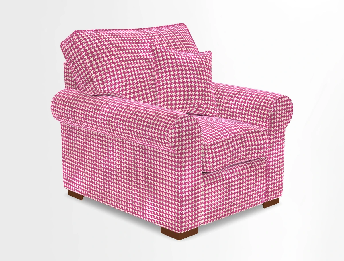Upperton Chair in Two Tone Plain Biscuit - Loose cover option available