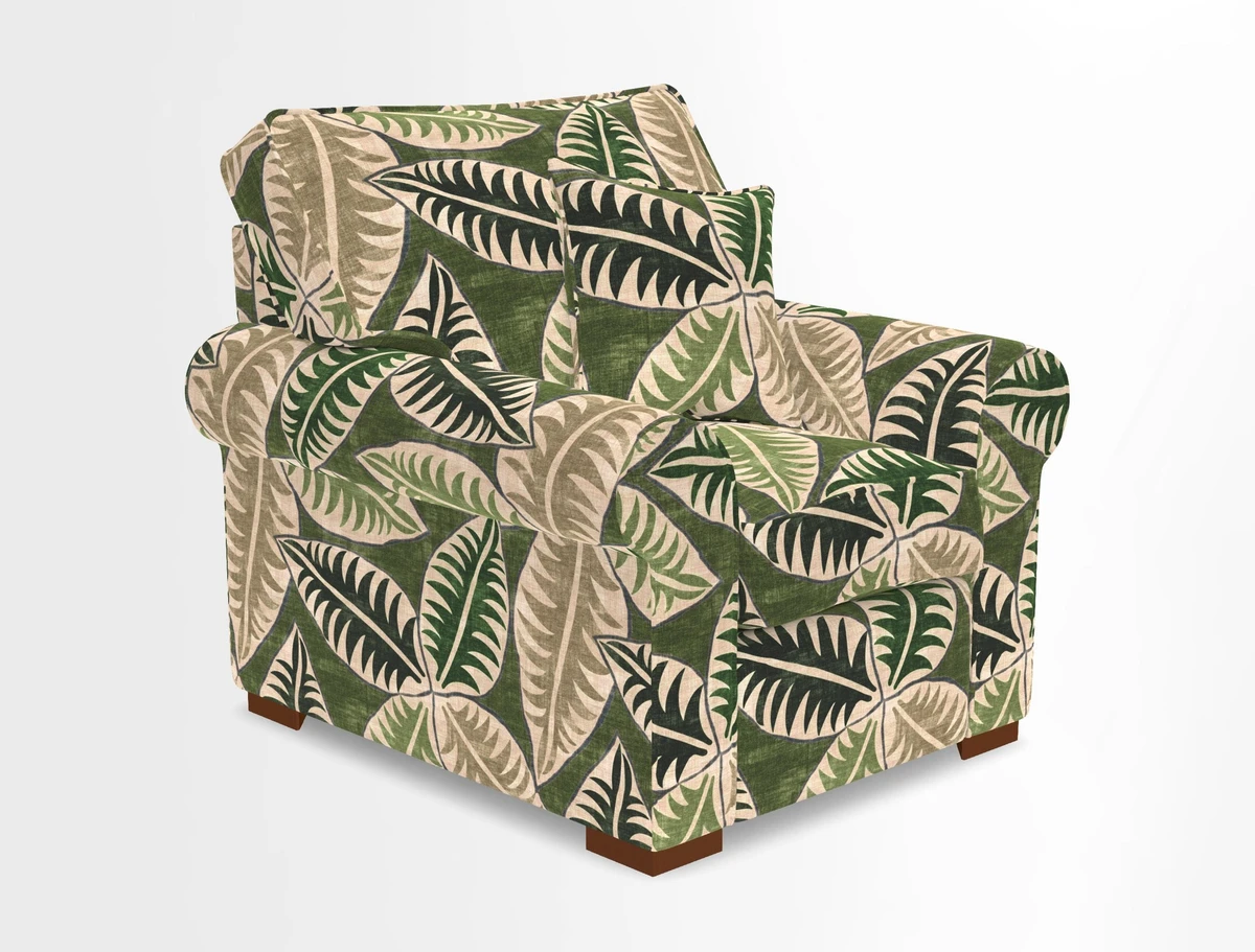 Upperton Chair in Two Tone Plain Biscuit - Loose cover option available