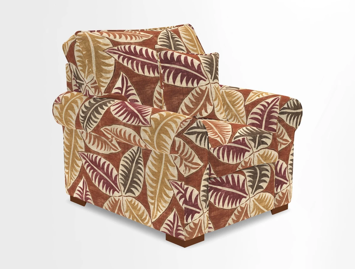 Upperton Chair in Two Tone Plain Biscuit - Loose cover option available