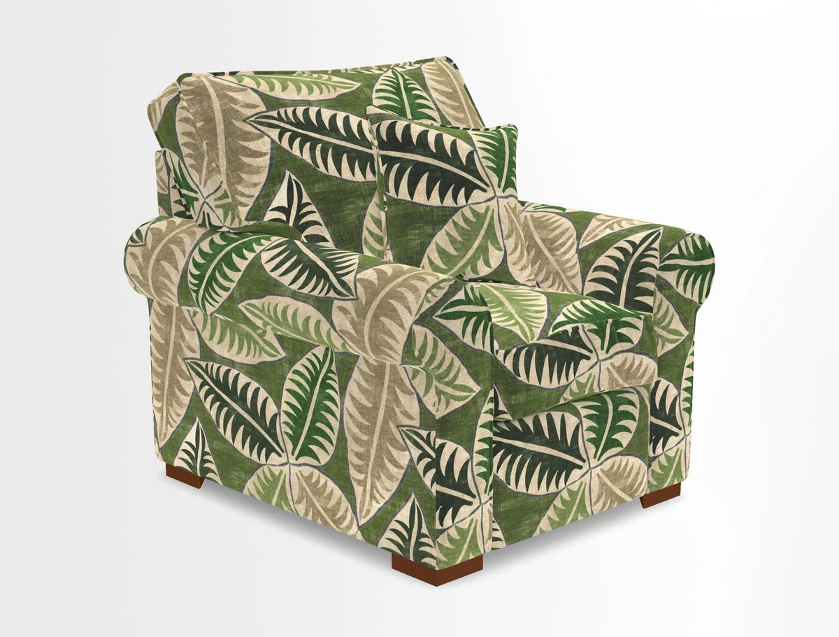 Upperton Chair in Two Tone Plain Biscuit - Loose cover option available