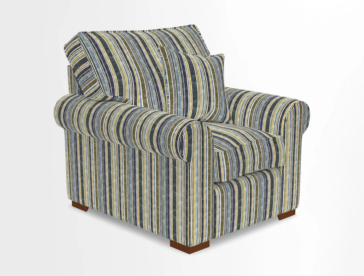 Upperton Chair in Two Tone Plain Biscuit - Loose cover option available